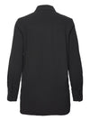calvin klein BLUSA CREPE TIPPING BLOUSE da donna