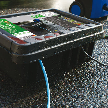 Scatola protettiva isolante per prese e collegamenti elettrici da esterno luci di natale