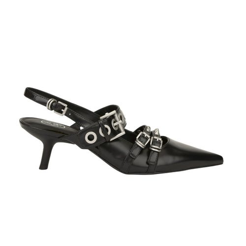 ASH scarpe con tacco donna ash - soft polish calf black - nero da donna