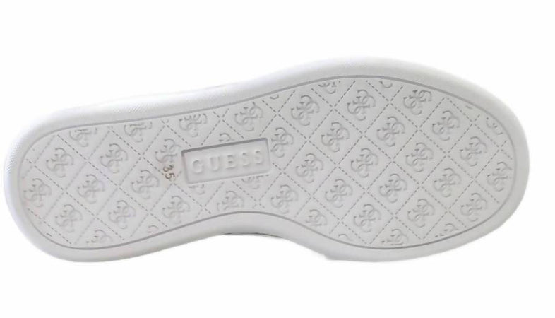 GUESS Sneakers casual donna sportiva fl8nelfal12 marroni brown 100% pelle