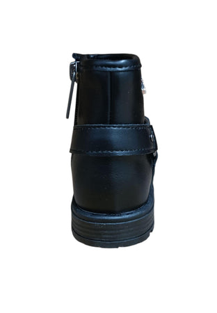 Scarpe stivaletto Unisex bambini 4US paciotti MARTIN nero zip laterale