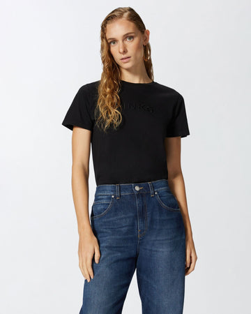 Pinko START T-SHIRT JERSEY OLD WASH 24.25 da donna