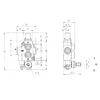 Distributore Walvoil SD4 a 1 leva semplice effetto - 40L con circuito semplice