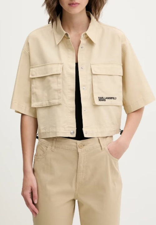 KARL LAGERFELD CAMICIA KLJ UTILITY BLOUSE da donna