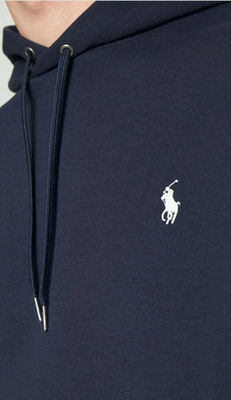 Ralph Lauren Felpa Uomo Cotone Con Cappuccio Tinta Unita Pony Ricamato Felpa Tasca A Marsupio Orlo A Coste Regular Fit