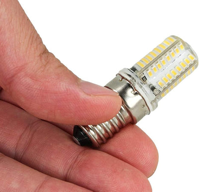 Lampada Luce Led E14 LED AC/DC 12V-24V Lampada 3,5W RESA 35W 32SMD 2835 Bianco Caldo 3500K Camper Barca Roulotte Vetrina Casa