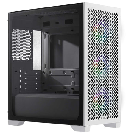 COOLER MASTER CASE MB ATX/MICRO ATX/MINI ITX, 3 VENTOLE ARGB, SUPPORTO RAD 280MM, USB-C, BIANCO