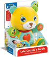 Clementoni Baby - Lele Coccole e Parole - Peluche Parlante Interattivo, Gioco Educativo Prima Infanzia Bambini 6 Mesi, Gioco Pupazzo Neonato, Musicale, Luci e Suoni, con Batterie, in Italiano