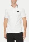 calvin klein POLO STRETCH PIQUE LOGO COLLAR POLO da uomo