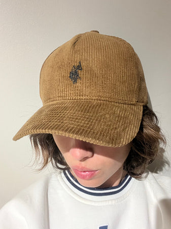 Cappello Armas velluto a coste logo