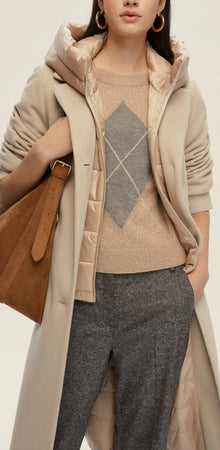 Cappotto Desiderio Emme Marella imbottito lungo