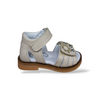 Sandalo Primi Passi Balducci Cita Pelle Beige Cerimonia Made in Italy Bambina