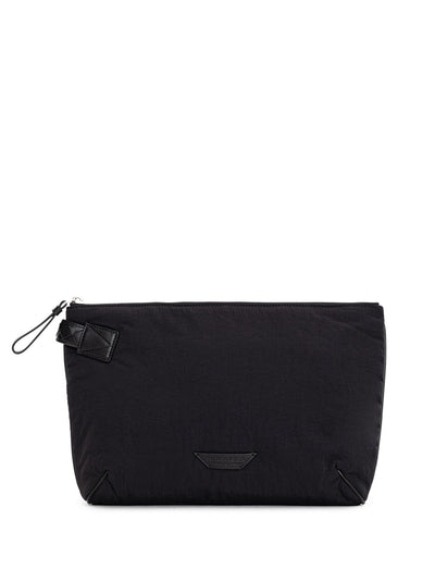 Bottega Veneta Pochette Light Paper in Nylon nero da uomo