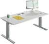 Scrivania regolabile elettricamente in altezza da ufficio operativo cm. 140/160/180x80x70/120h