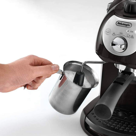 De Longhi Macchina Caffè Cialde o Polvere 1050W 15Bar 1L Nero/Silver EC 201.CD.B