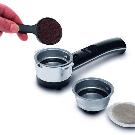 De Longhi Macchina Caffè Cialde o Polvere 1050W 15Bar 1L Nero/Silver EC 201.CD.B