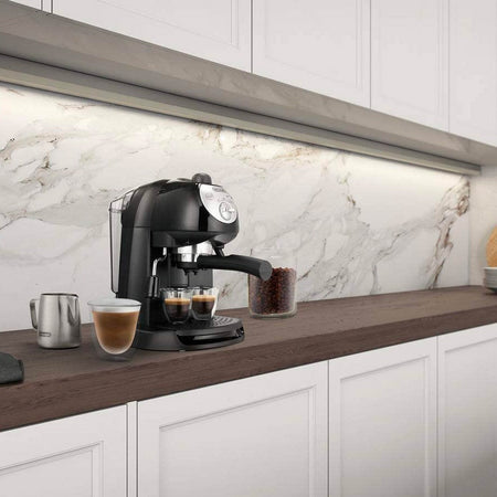 De Longhi Macchina Caffè Cialde o Polvere 1050W 15Bar 1L Nero/Silver EC 201.CD.B