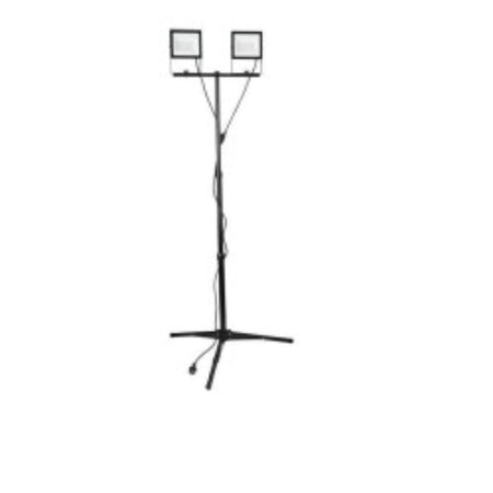 KIT 2 PROIETTORI TERMINUS 50W CAD. 4000LM CAD. CABLIATI CON TREPIEDE - Elettrowatt