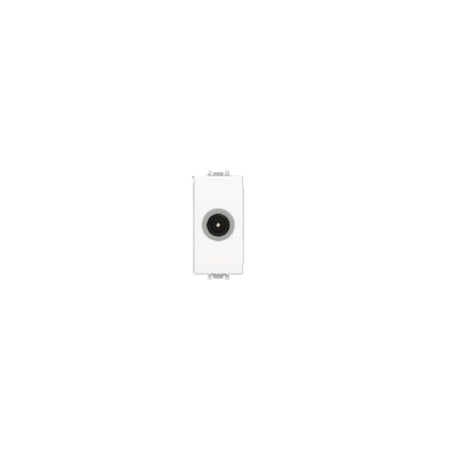 CONNETTORE TV MASCHIO PASSANTE - Comp. Plana