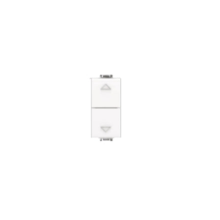 PULSANTE DOPPIO SALISCENDI 1P+1P 16A - Comp. Plana