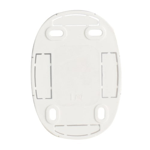 Supporto Distanziatore Ovale per Canaline da Parete Bianco