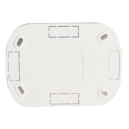 Supporto Distanziatore Rettangolare da Parete per Serie Ovale Bianco