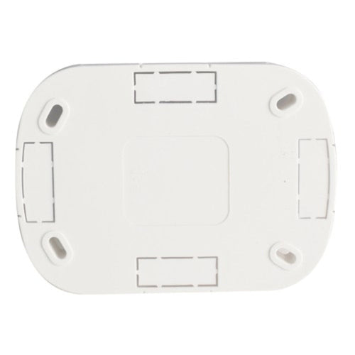 Supporto Distanziatore Rettangolare da Parete per Serie Ovale Bianco