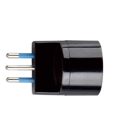 ADATTATORE SPINA 10A 2P+T PRESA STANDARD TEDESCO IMQ NERO