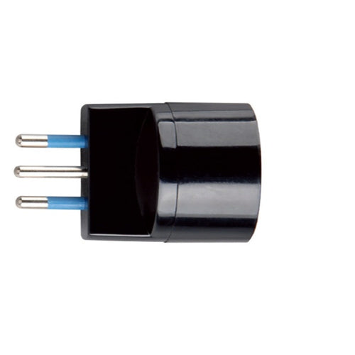ADATTATORE SPINA 10A 2P+T PRESA STANDARD TEDESCO IMQ NERO
