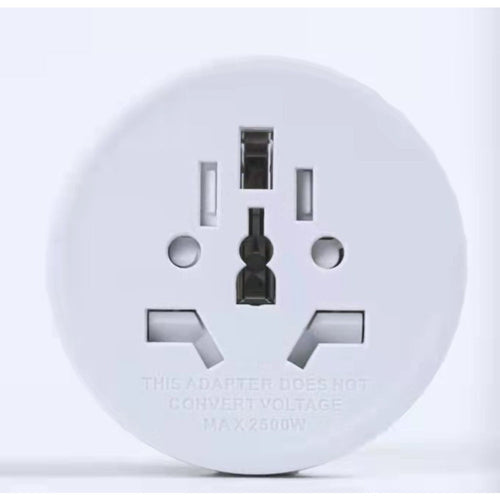 ADATTATORE DA VIAGGIO PRESA UNIVERSALE E SPINA FRANCO-TEDESCA, BIANCO