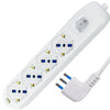 MULTIP 4 USCITE UNIVERSALI INTERR SPINA16A CAVO 1.5M 3500W IMQ BIANCA