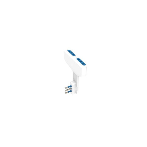 ADATTATORE ULTRAPIATTO SPINA 10A, 2 PRESE 10A 250V BIANCO