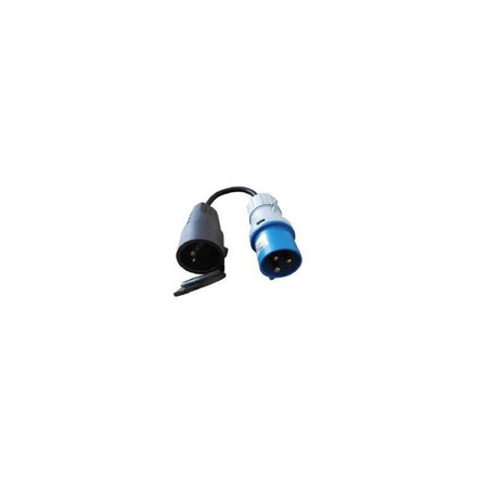 ADATTATORE C/CAVO SPINA CEE PRESA STRD TED GOMMA CAVO 3X1.5MM IP44 30CM