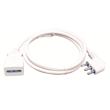 PROLUNGA LINEARE SP 16A 2P+T PR BIP 10/16A 2P+T CAVO 3X1MM 3M IMQ NERA