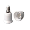ADATTATORE DI ATTACCO PER LAMPADINA E14-E27 CORPO TERMOPLASTICO BIANCO