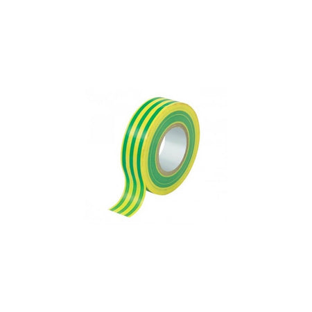 Nastro Isolante 15X10mm in PVC giallo/verde