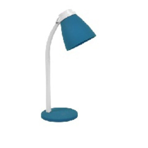LAMPADA DA TAVOLO ATTACCO LAMPADINA E14 MAX 25W BIANCA+AZZURRO