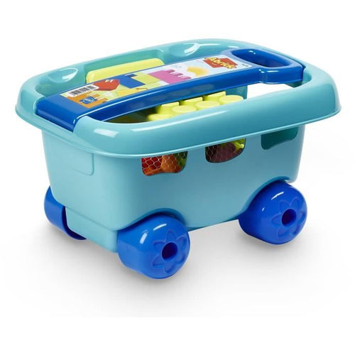 Trolley Ecoiffier riempito con 30 pezzi - Abrick 1479