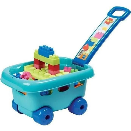Trolley Ecoiffier riempito con 30 pezzi - Abrick 1479