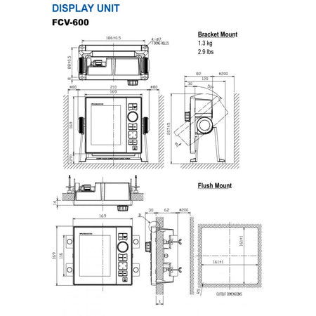 Ecoscandaglio Furuno Fcv-600