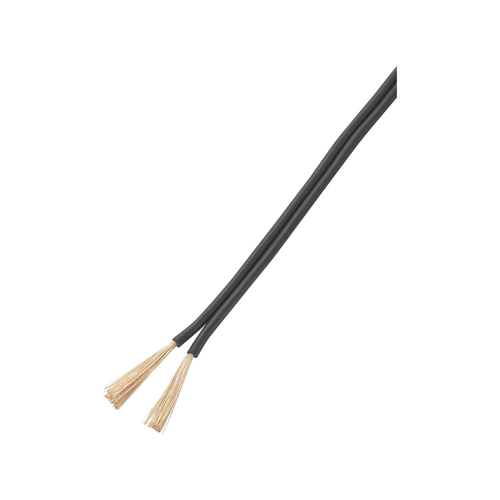Cavo Piattina 2x0.50mm2 NERA/NERA- Bobina da 100MT - PREZZO AL METRO