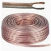 Piattina 2x0,50mm2 TRASPARENTE  - Bobina da 100MT - PREZZO AL METRO