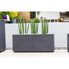 EDA Jardiniere Graphit - 99,5 x 39 x 43 cm - 97,6 L - Grigio antracite