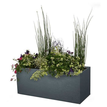 EDA Jardiniere Graphit - 99,5 x 39 x 43 cm - 97,6 L - Grigio antracite
