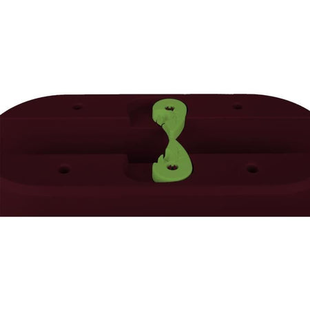 Cavaliere Osaka Jardiniere 19,5 L - EDA - Rosso Borgogna - per Balconi e Ringhiere