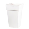 Vaso EDA Tuscany alto quadrato - 39 x 39 x H 65 cm - 62 L - Bianco