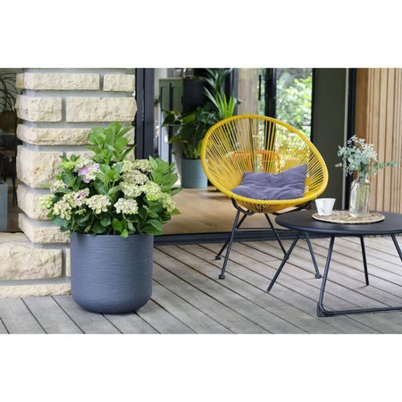 EDA PLASTIQUE - Pentola rotonda Graphit'Up 40 cm - 32,5 L - Grigio antracite