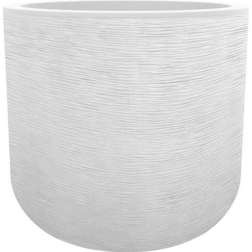 EDA PLASTIQUE - Pentola tonda 40 cm Graphit'Up - 32,5 L - Bianco limato