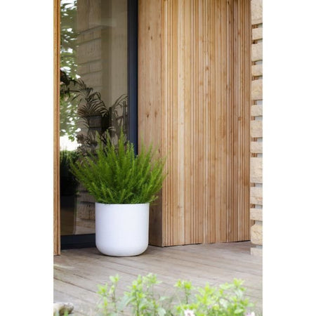 EDA PLASTIQUE - Pentola tonda 40 cm Graphit'Up - 32,5 L - Bianco limato