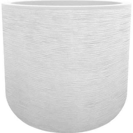 EDA PLASTIQUE - Pentola tonda 40 cm Graphit'Up - 32,5 L - Bianco limato